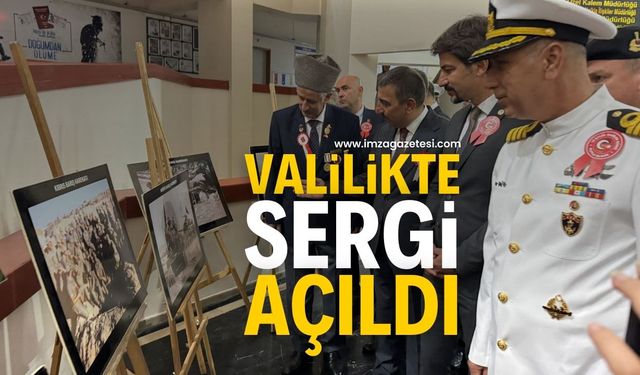 Gaziler Günü Anısına Zonguldak Valilik Binasında Sergi Düzenlendi