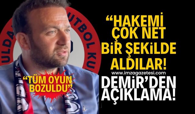 Harun Demir'den, Kahramanmaraş İstiklalspor maçı açıklaması! "Hakemi çok net bir şekilde aldılar. Tüm oyun bozuldu.