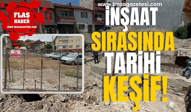 İnşaat Sırasında Tarihi Keşif! Tarihi Hamam Yeni Otopark Oldu!