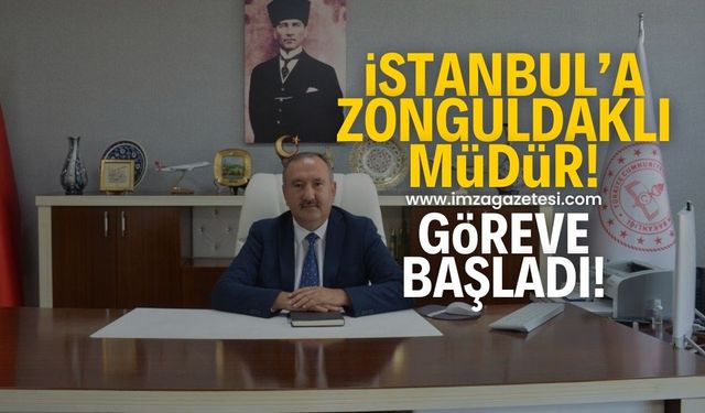 İstanbul'un önemli ilçesine Zonguldaklı Müdür... Ertan Saygın, göreve başladı