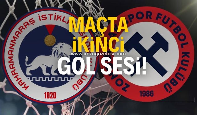 Kahramanmaraş İstiklalspor-Zonguldakspor FK maçında ikinci gol sesi!