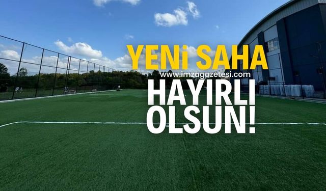 Kentin ikinci sahası hayırlı olsun!