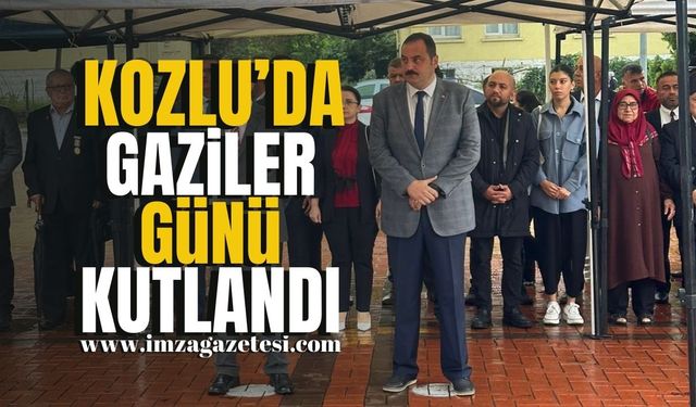 Kozlu'da Gaziler Günü Kutlandı...