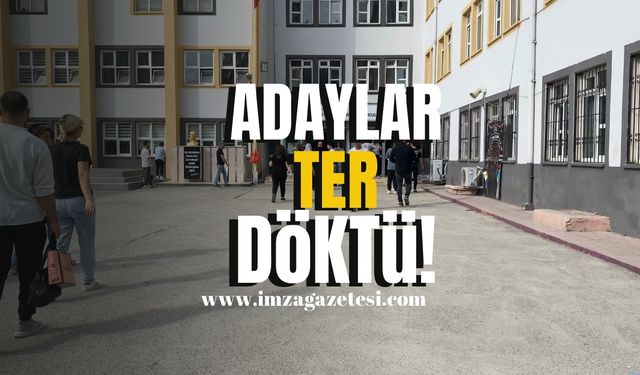 Zonguldak adaylar Kpss'de ter döktü...