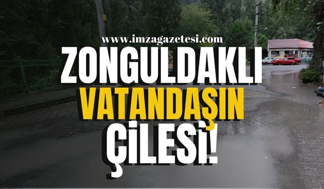 Mahalle Yağmurda Sular Altında! Zonguldaklı Vatandaş Çözüm Bekliyor!