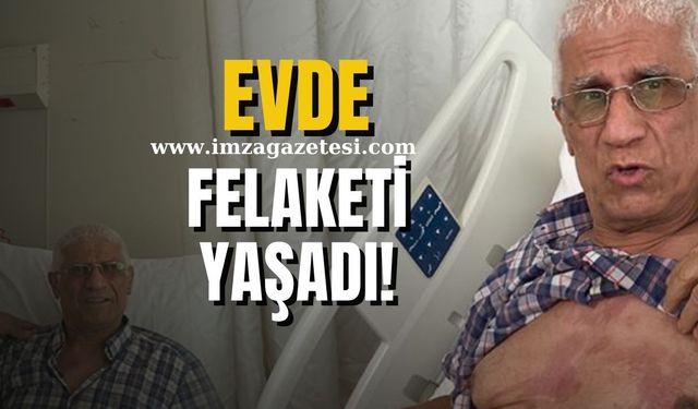 Evde felaketi yaşadı!