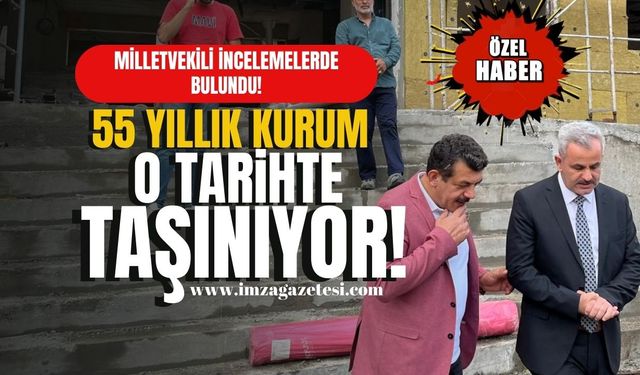 Milletvekili Muammer Avcı, titizlikle inceledi...55 yıllık kurum o tarihte taşınıyor!