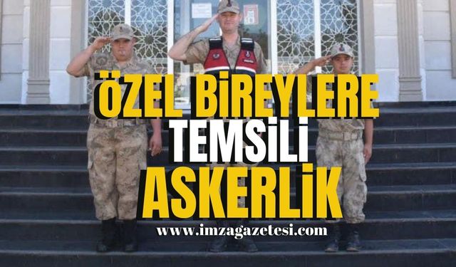 Özel Bireyler İçin Temsili Askerlik Uygulaması...