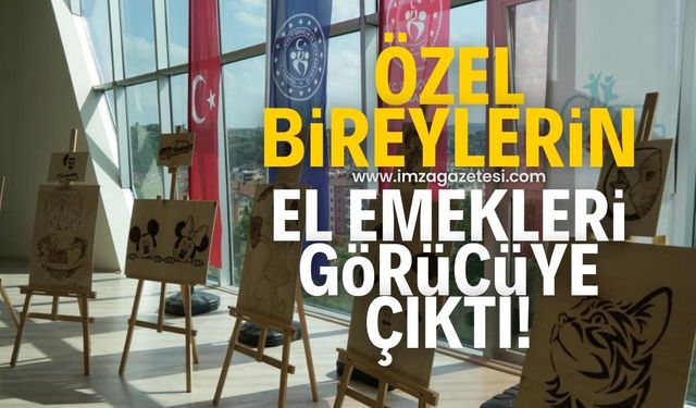 Özel bireylerin el emekleri beğeni topladı!