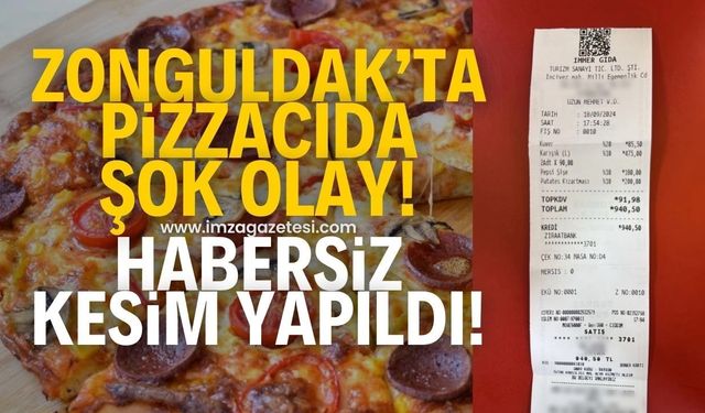 Pizza restoranında Kuver ücreti! Vatandaş isyan etti