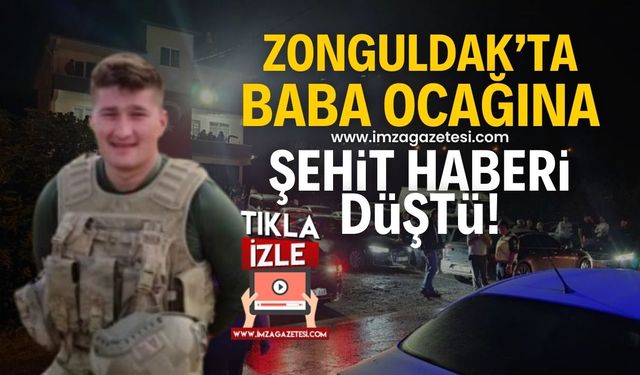 Şehit Ömer Eroğlu'nun şehit haberi baba ocağına düştü!