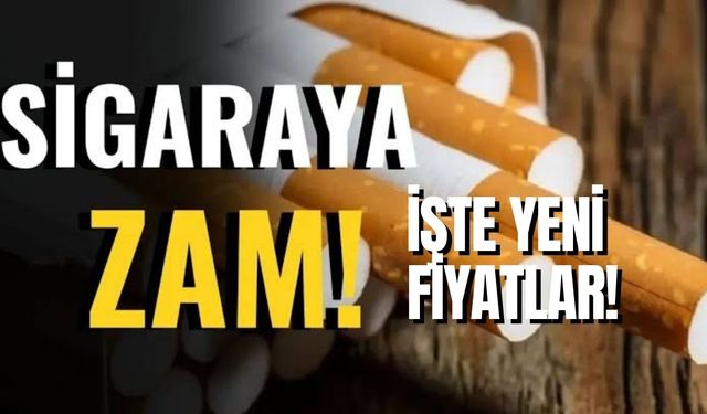 Sigaraya zam geldi! İşte ünlü sigara markalarının 5 Eylül zamlı fiyatları...