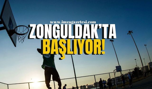 Zonguldak'ta Sokak Basketbolu Turnuvası Başlıyor!