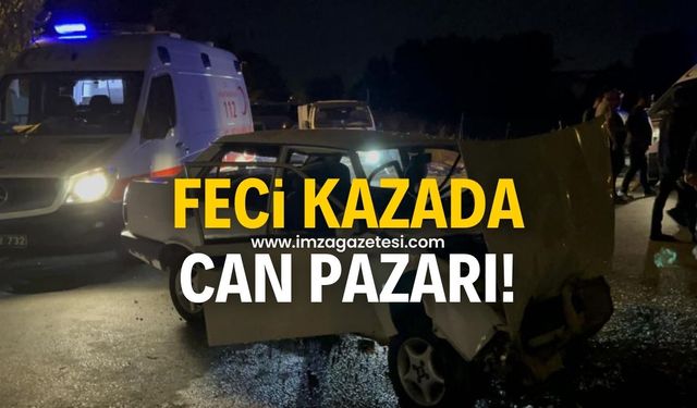 Tofaş ile kamyonetin karıştığı kazada can pazarı!