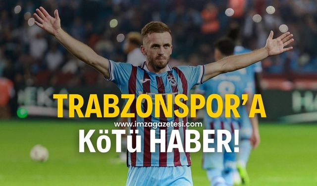 Trabzonspor'a kötü haber! Edin Vişça'nın cezası belli oldu!