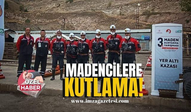 Genel müdürlükten madencilere kutlama!