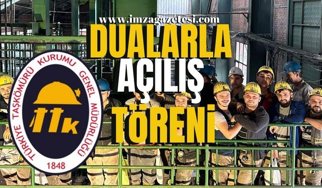 TTK'da Dualarla Açılış Töreni Düzenlendi...