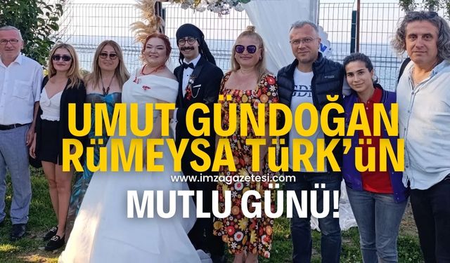 Umut Gündoğan ve Rümeysa Türk'ün mutlu günü!