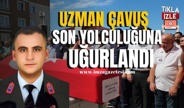 Uzman Çavuş Kozlu'da dualarla son yolculuğuna uğurlandı...