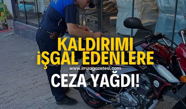 Yaya geçidine ve kaldırımlara park eden araç ve motosiklet sürücülerine ceza yağdı!