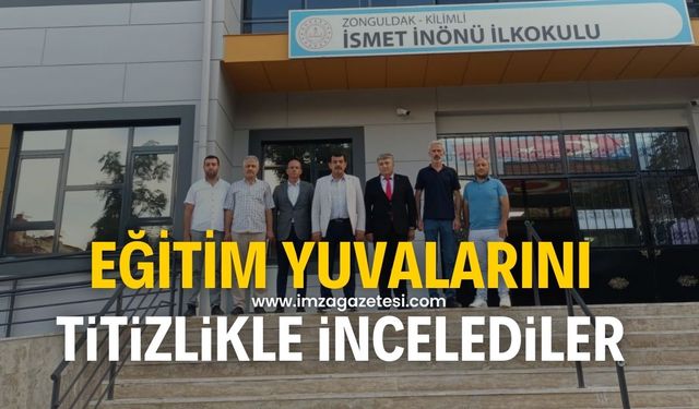 Yeni yapılan eğitim yuvalarını titizlikle incelediler!