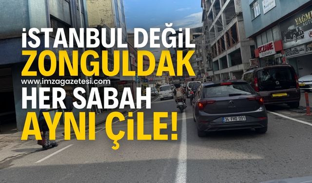 Yine Aynı Manzara: Zonguldak’ta Sabah Trafik Çilesi | Zonguldak haber