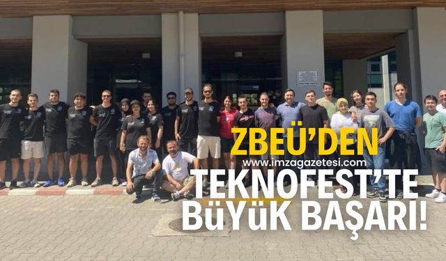 ZBEÜ'den Teknofest'te büyük başarı!