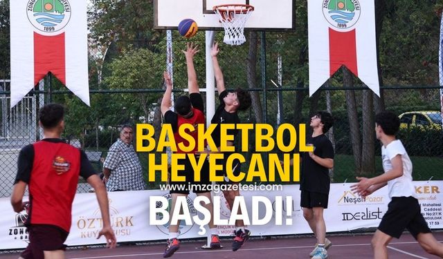 ‘Zonguldak 3x3 Sokak Basketbolu Turnuvası’ heyecanı başladı.