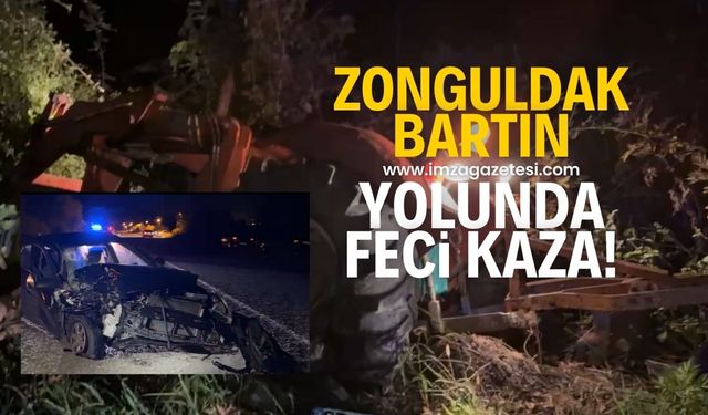 Zonguldak-Bartın yolunda feci kaza! Yaralılar var