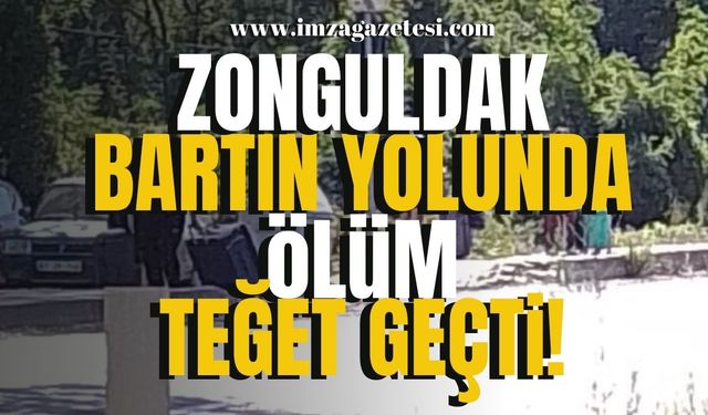 Zonguldak-Bartın Yolunda Korkutan Kaza Tehlikesi!