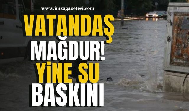 Zonguldak’a sel uyarı! Aile hekimliği binasını su bastı!