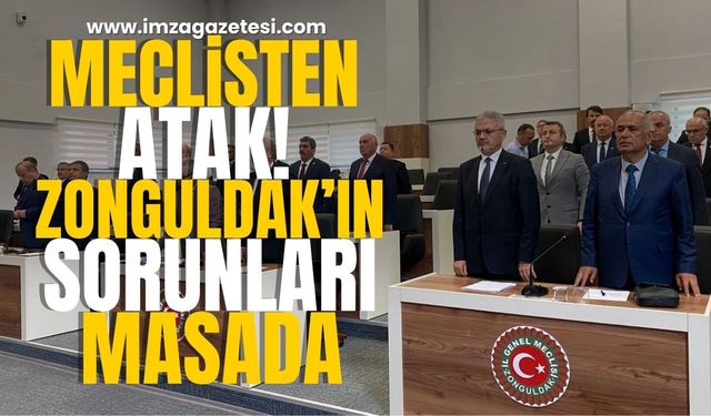 Zonguldak İl Genel Meclisinden Atak! Zonguldak'ın Sorunları Masada!