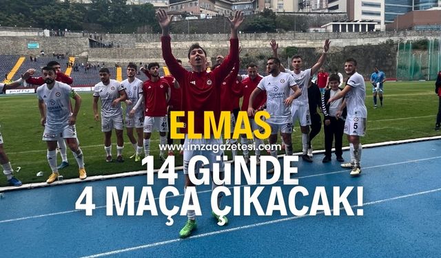 Zonguldak Kömürspor, 14 günde 4 maça çıkacak!