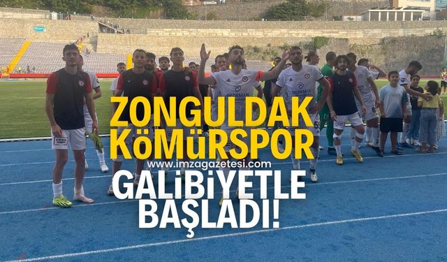 Zonguldak Kömürspor 3 puanla başladı!