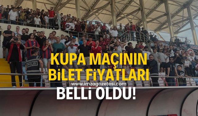 Zonguldak Kömürspor-Bartınspor maçı bilet fiyatları belli oldu!