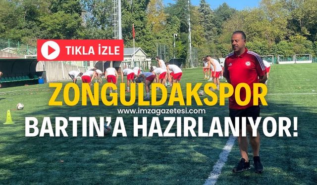 Zonguldak Kömürspor Bartınspor maçı hazırlıklarına başladı!