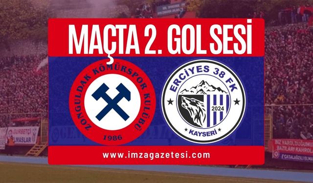 Zonguldak Kömürspor-Erciyes 38 FK maçında ikinci gol sesi!