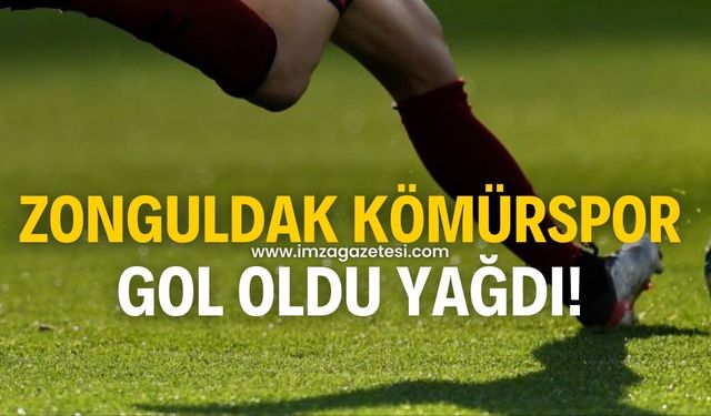 Zonguldak Kömürspor gol oldu yağdı!