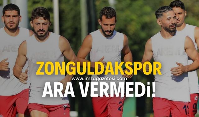 Zonguldak Kömürspor hazırlıklara ara vermedi!