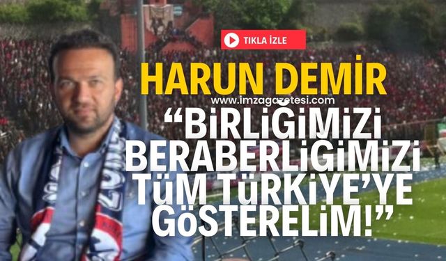 Zonguldak Kömürspor Kulüp Başkanı Harun Demir'den, Karaelmas Kemal Köksal Stadyumu'nu doldurma çağrısı!