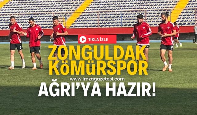 Zonguldak Kömürspor'da Ağrı 1970 Spor maçı hazırlıkları tamamlandı!