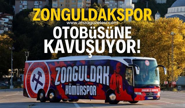 Zonguldak Kömürspor’da otobüs sorunu çözüme kavuşuyor! Kaplaması kaldı...