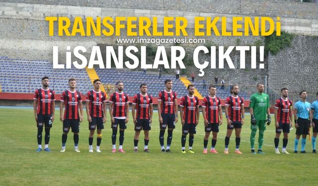 Zonguldak Kömürspor’da yeni transferlerle birlikte lisanslı oyuncu sayısı 31’e yükseldi!