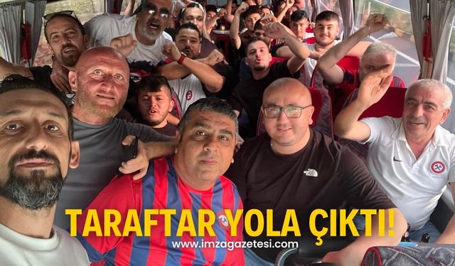 Zonguldak Kömürsporlu taraftarlar yola çıktı!