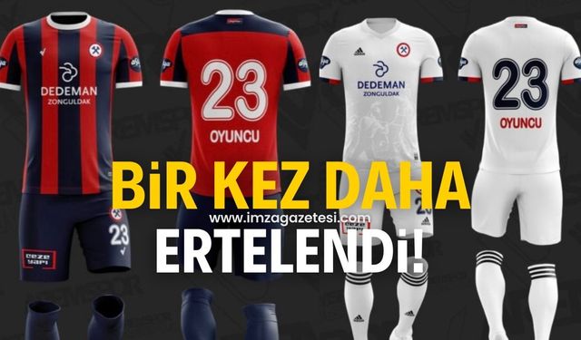 Zonguldak Kömürspor'un yeni sezon formalarının satışa çıkacağı tarih yine ertelendi!