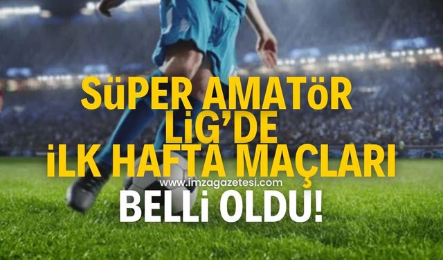 Zonguldak Süper Amatör Lig’de fikstür çekildi!