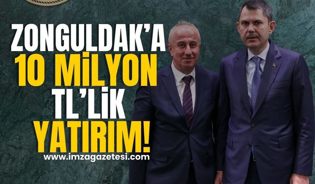 Zonguldak'a 10 Milyon TL'lik Yatırım! Karaveli'den Bakan Kurum'a Teşekkür...