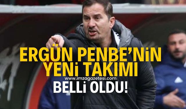 Zonguldaklı eski futbolcu Ergün Penbe, Nesine 2.Lig ekibi Yeni Mersin İdman Yurdu'nun başına geçti!