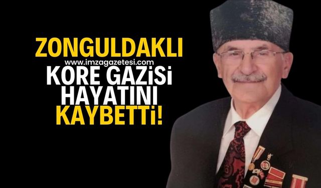 Zonguldaklı Kore gazisi Turan İnan hayatını kaybetti!