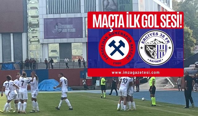 Zonguldak Kömürspor-Erciyes 38 FK maçında ilk gol sesi!